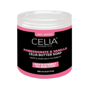 سيليا - صابونية زبدة بالرمان والفانيلا 500 مل