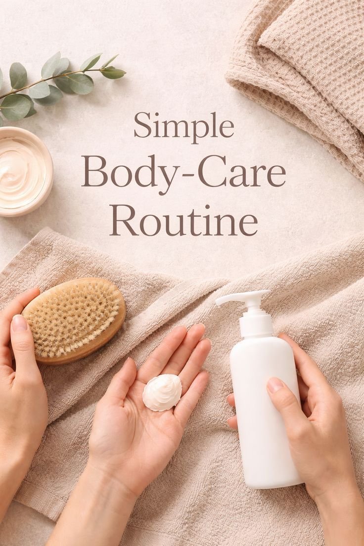 روتين العناية بالجسم